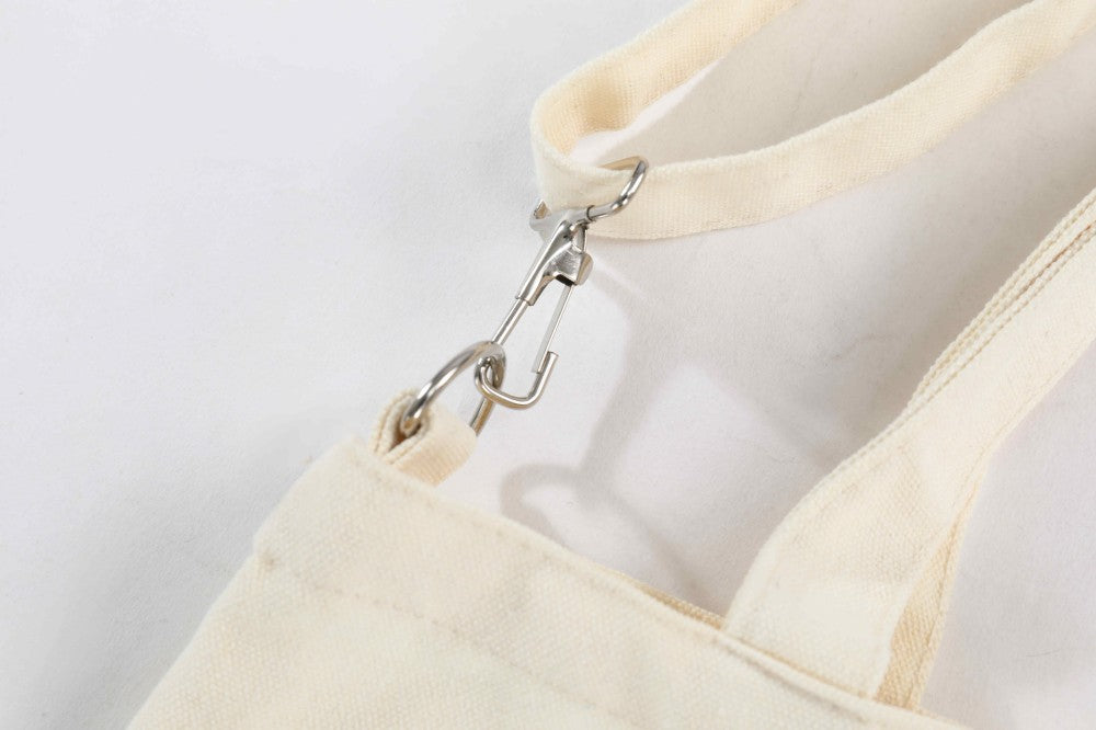 Two-Handed Strap Canvas Tote Bags - April Su