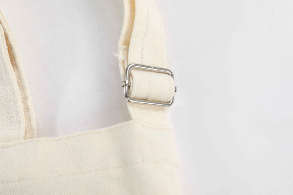 Two-Handed Strap Canvas Tote Bags - April Su