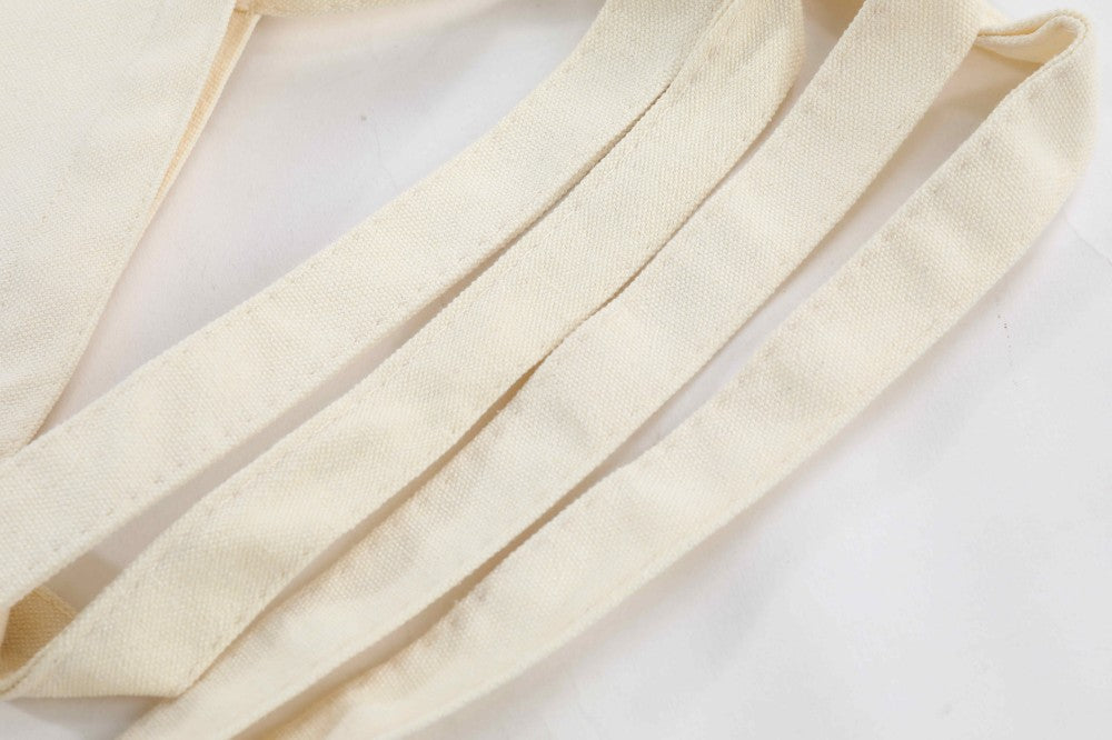 Two-Handed Strap Canvas Tote Bags - April Su