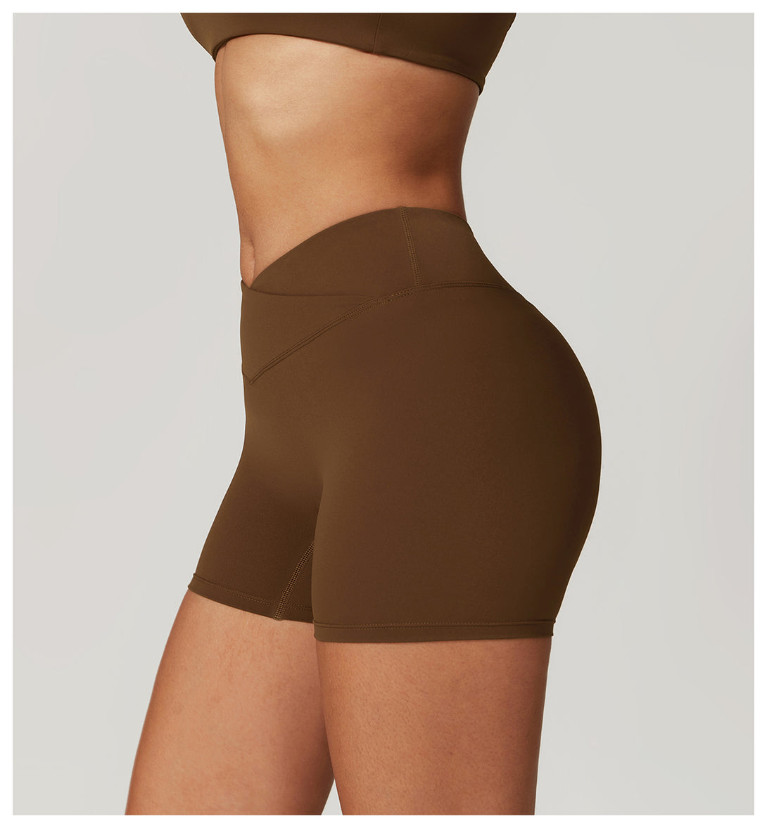 Tight Hip Recycled Nylon Running Shorts - April Su