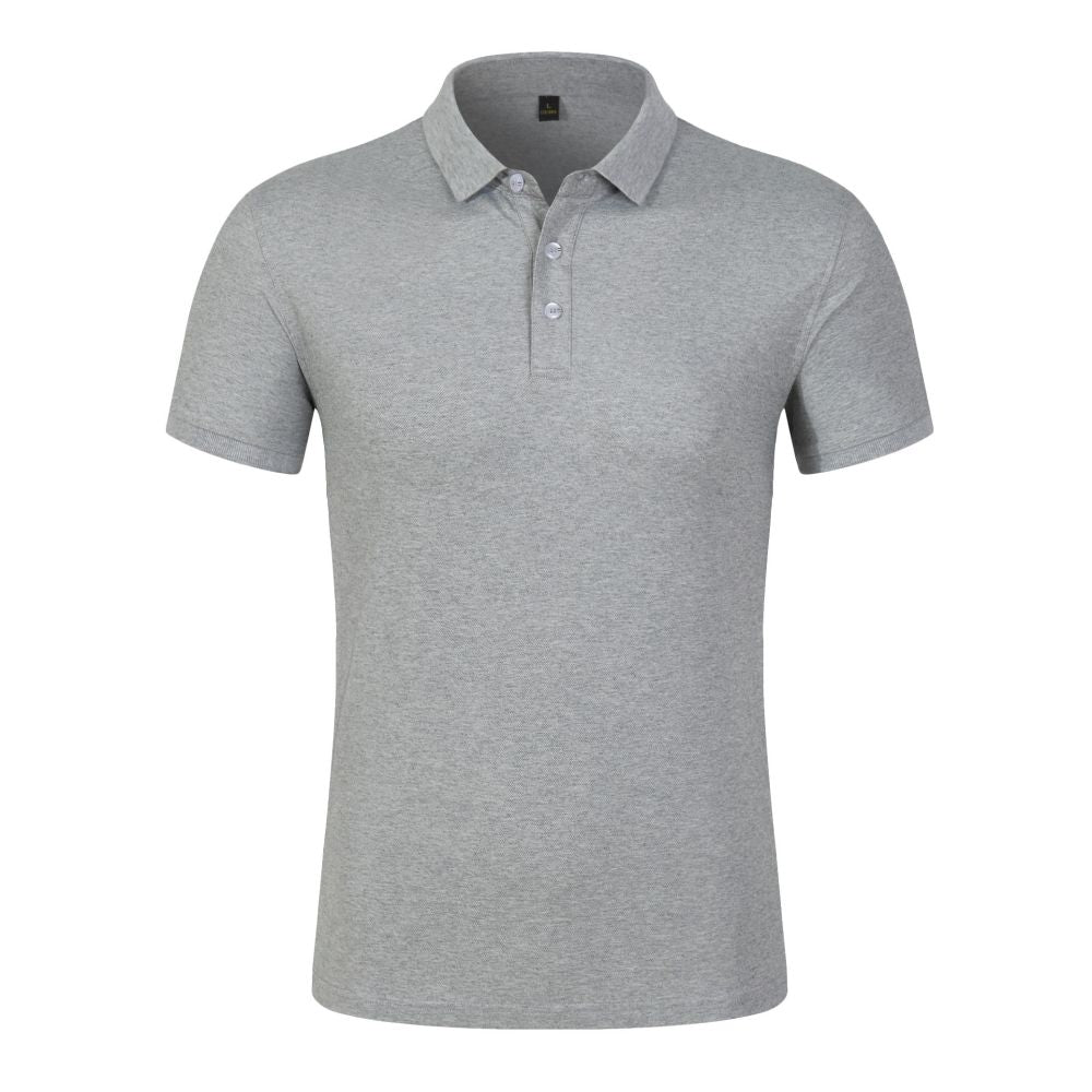 Sustainable Polo Shirt Wth Short Sleeve Buttons For Men - April Su