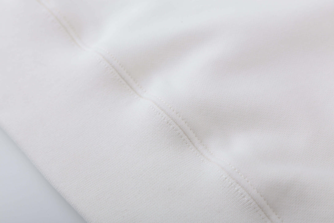 Bottom hem ribbing and stitching