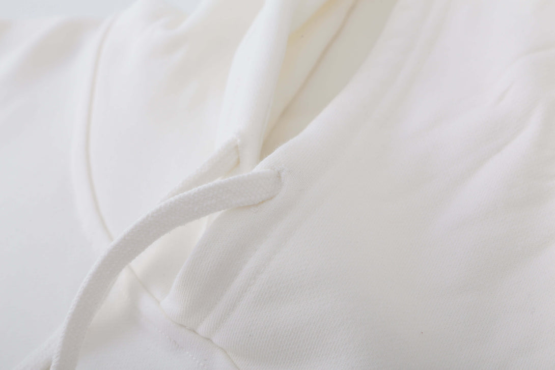 Close-up of color-matched fabric drawstring