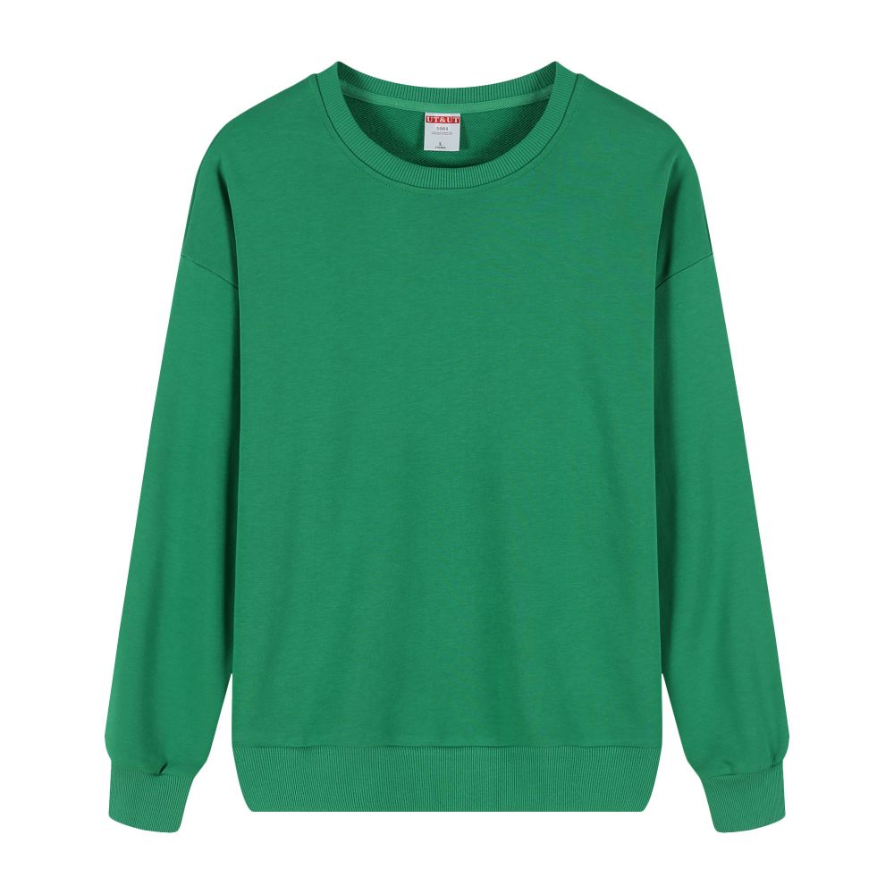 Unisex Micro-Elastic Crew Neck Long Sleeve Sweatshirt - April Su