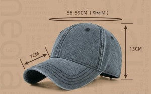 25SS Cotton Rewashed Retro Sports Baseball Cap - April Su