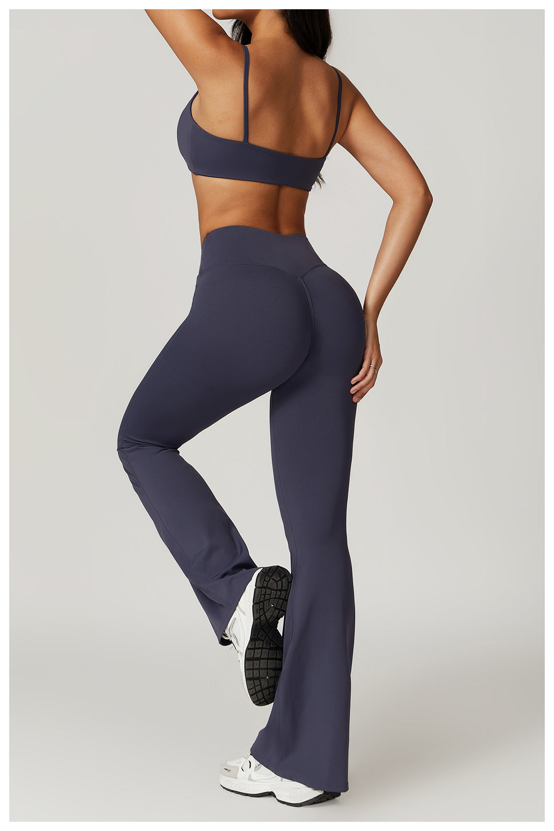 Wide Leg Tight Hip Recycled Nylon Sweatpants - April Su