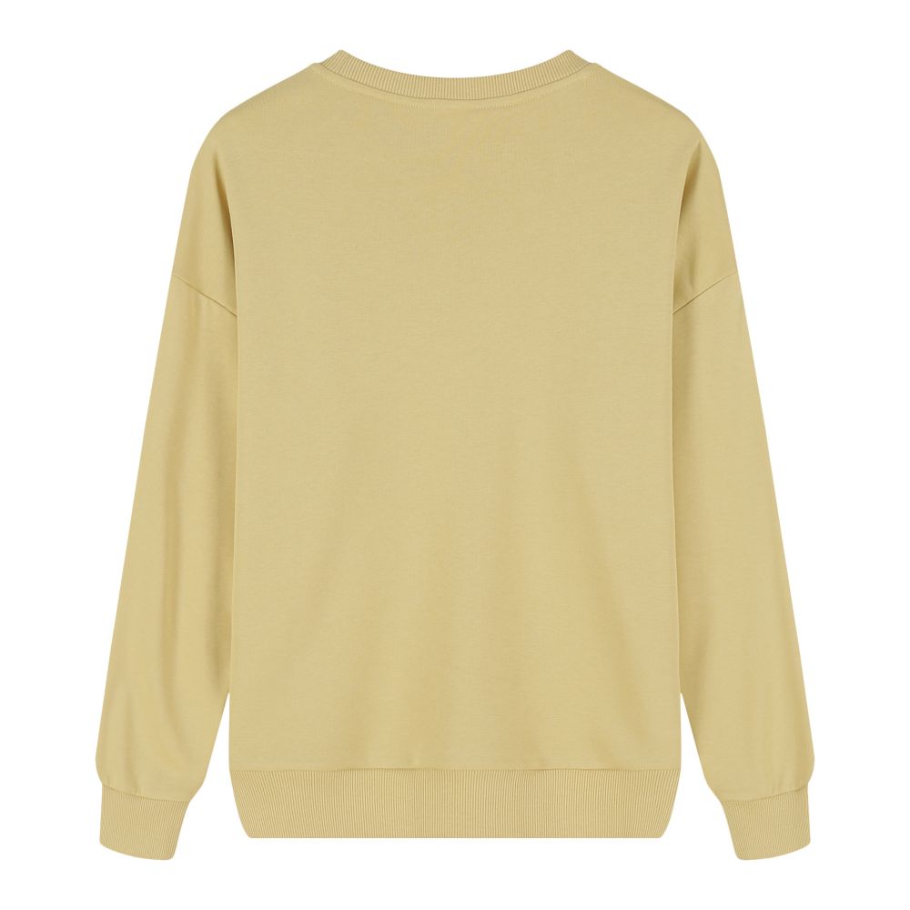 Unisex Micro-Elastic Crew Neck Long Sleeve Sweatshirt - April Su