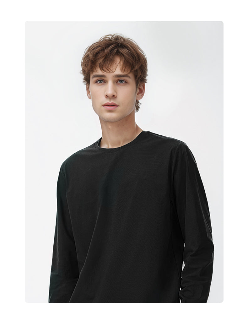 Sorona Sustainable Quick Drying Loose Long Sleeve T-Shirts - April Su