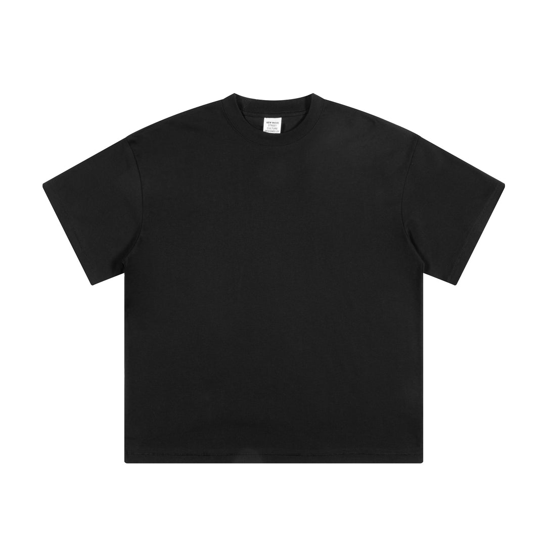 Black Unisex 240g T-shirt Front View