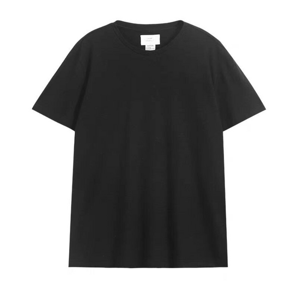 Hemp Recycled Polyester Tencel Round Neck Short T-Shirts - April Su