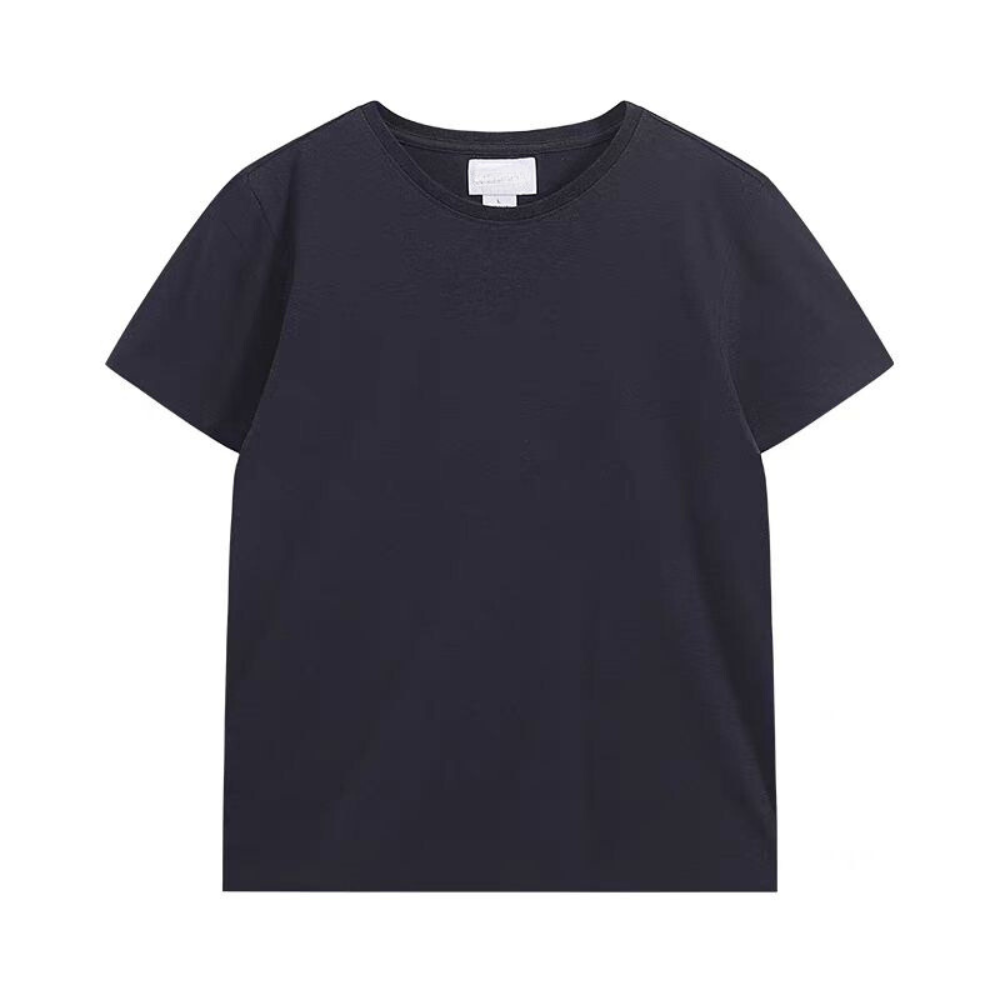 Unisex Hemp Organic Cotton Round Neck Short-Sleeved T-shirt - April Su