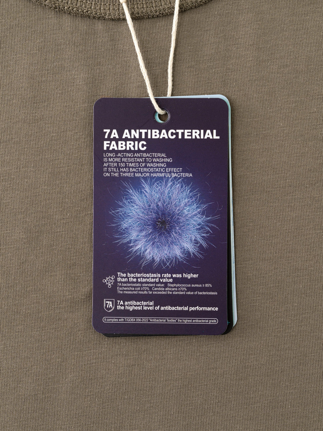 Technical specifications tag - Sorona-cotton blend performance features for suppliers