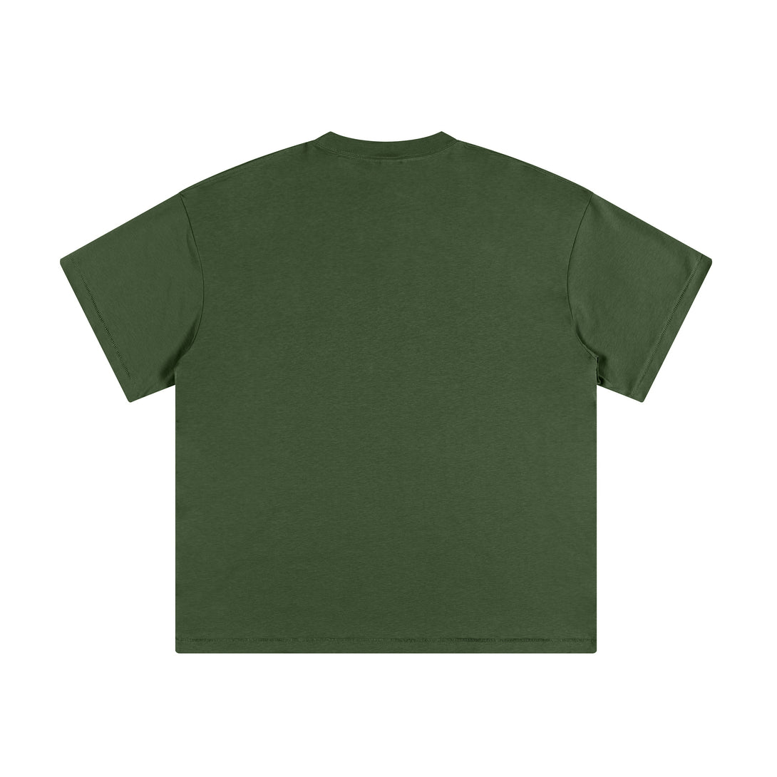 Forest Green Unisex Eco T-shirt Back View