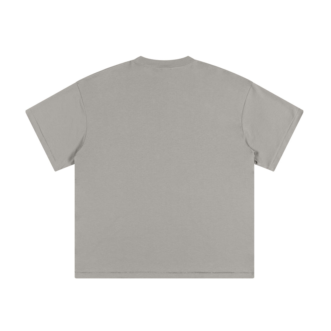 Gray Unisex Cooling T-shirt Back View
