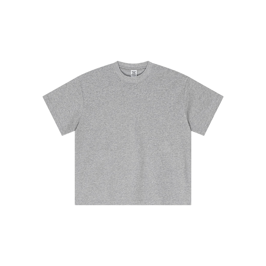 Heather Gray Unisex Crew Neck T-shirt Front