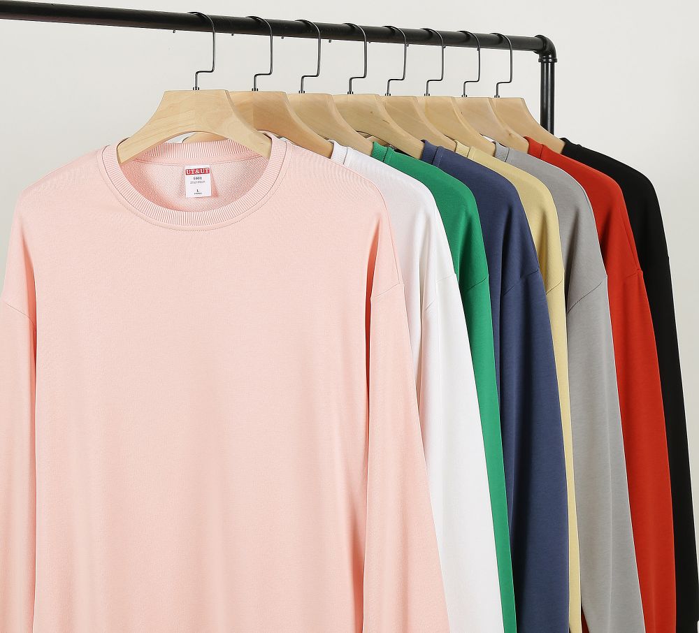 Unisex Micro-Elastic Crew Neck Long Sleeve Sweatshirt - April Su