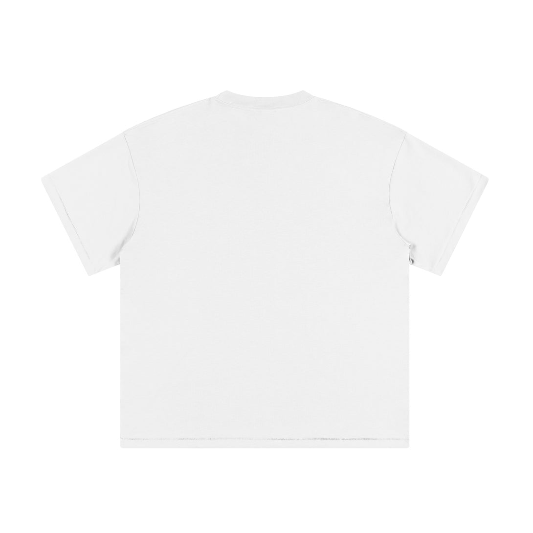 Ivory White Unisex Premium T-shirt Back Flat Lay