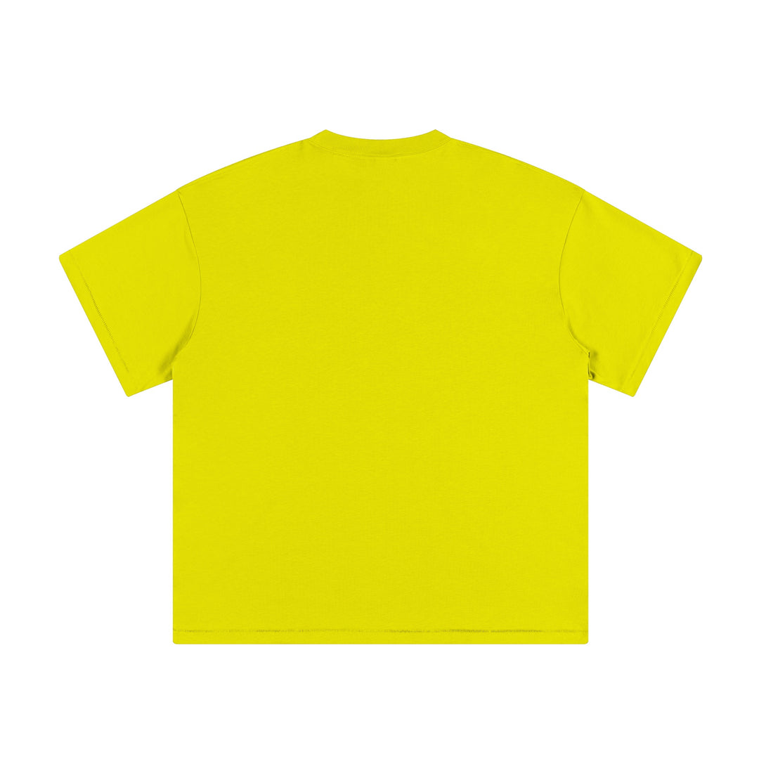 Lemon Yellow Unisex Summer T-shirt Back