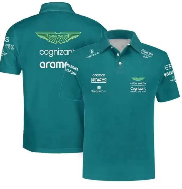 Recycled Polyester Print Tailored Slim-Fit Polo Shirt - April Su