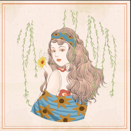 Custom Printed Scarf - April Su