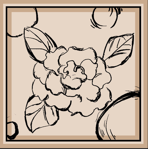 Custom Printed Scarf - April Su