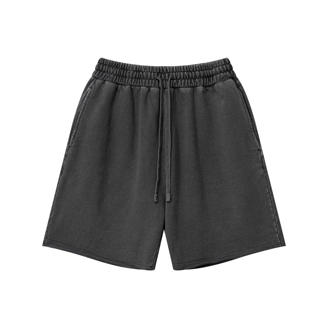 Dark gray vintage shorts front