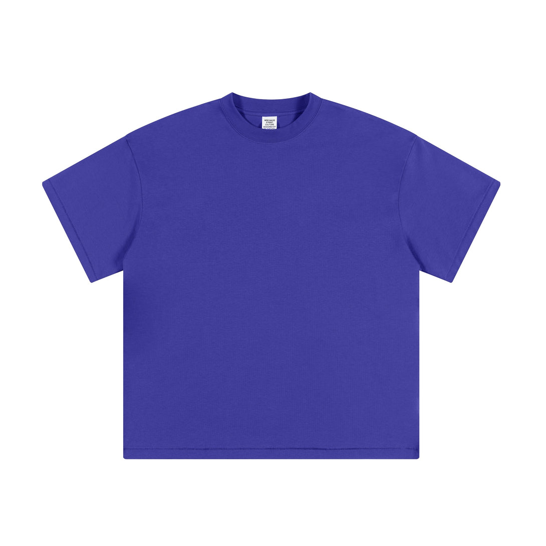 Purple Blue Unisex Tee Front Flat Lay