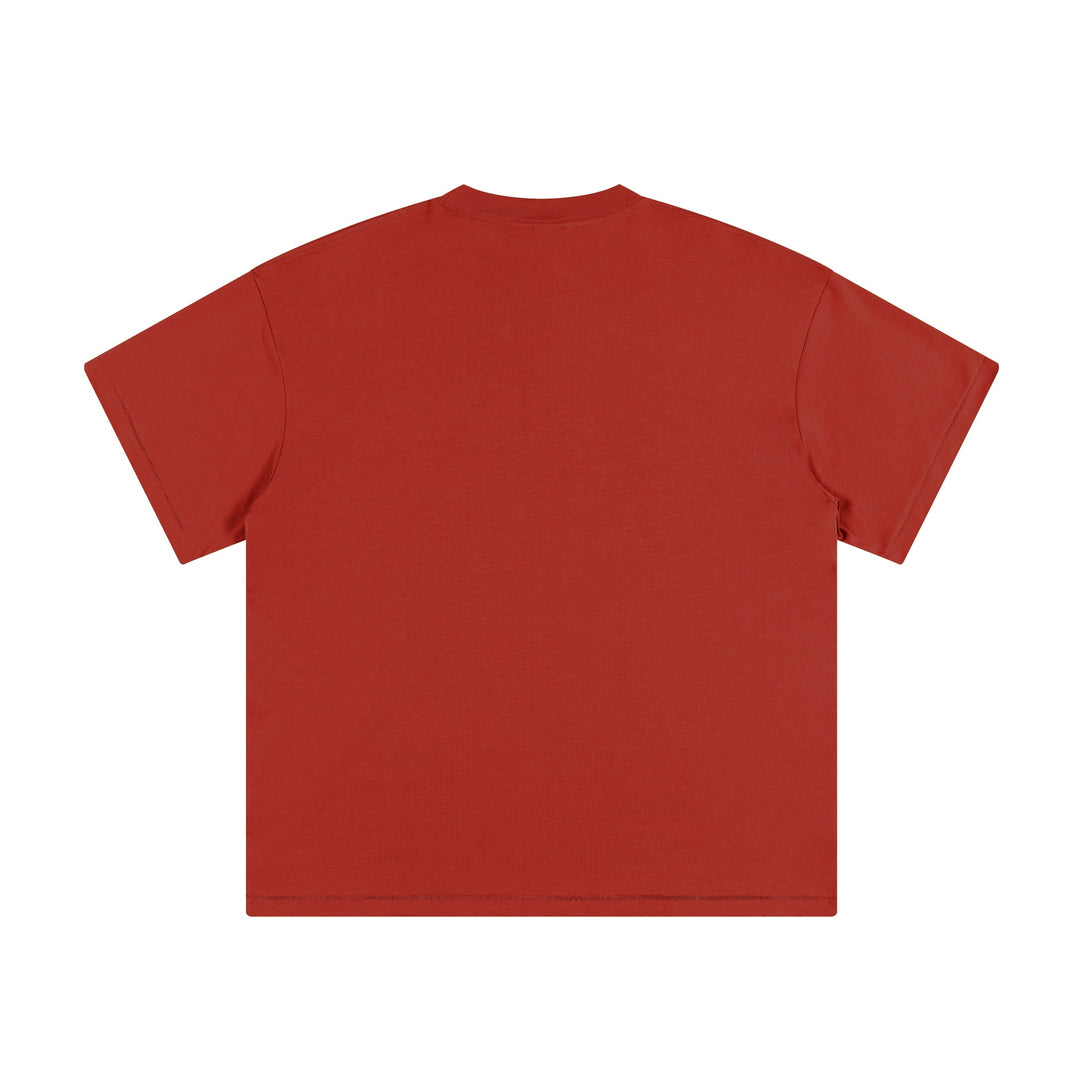Red Unisex Performance T-shirt Back View