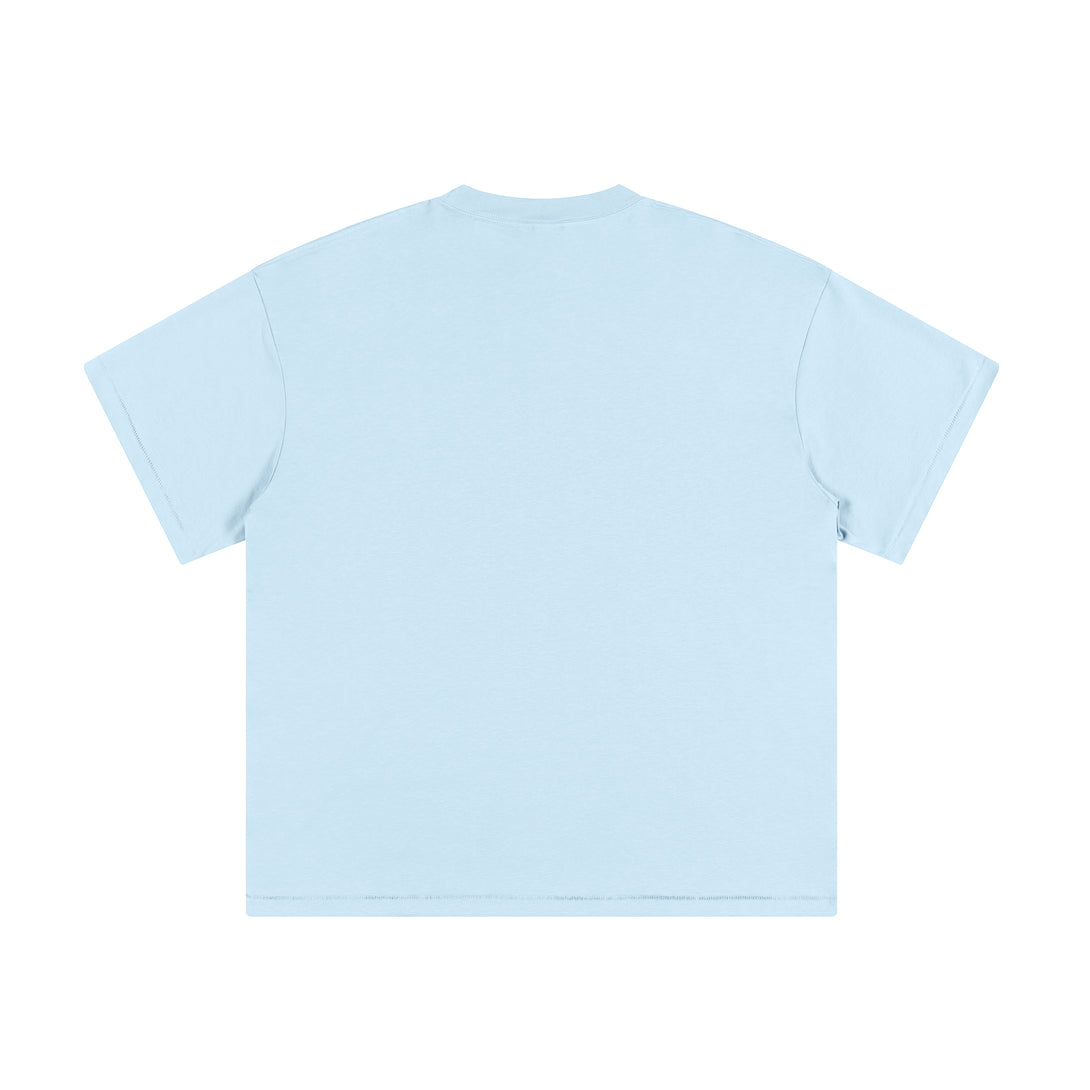Sky Blue Unisex Short Sleeve T-shirt Back