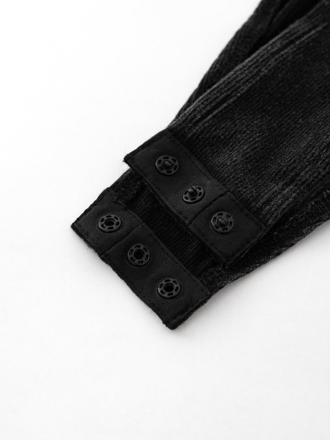Snap closure at bottom of snow wash shapewear