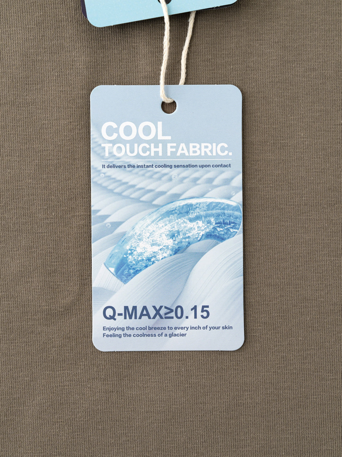 Sorona-cotton blend hang tag - certified sustainable material for eco-conscious suppliers