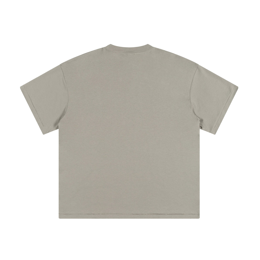 Taupe Unisex UV Protection T-shirt Back Flat