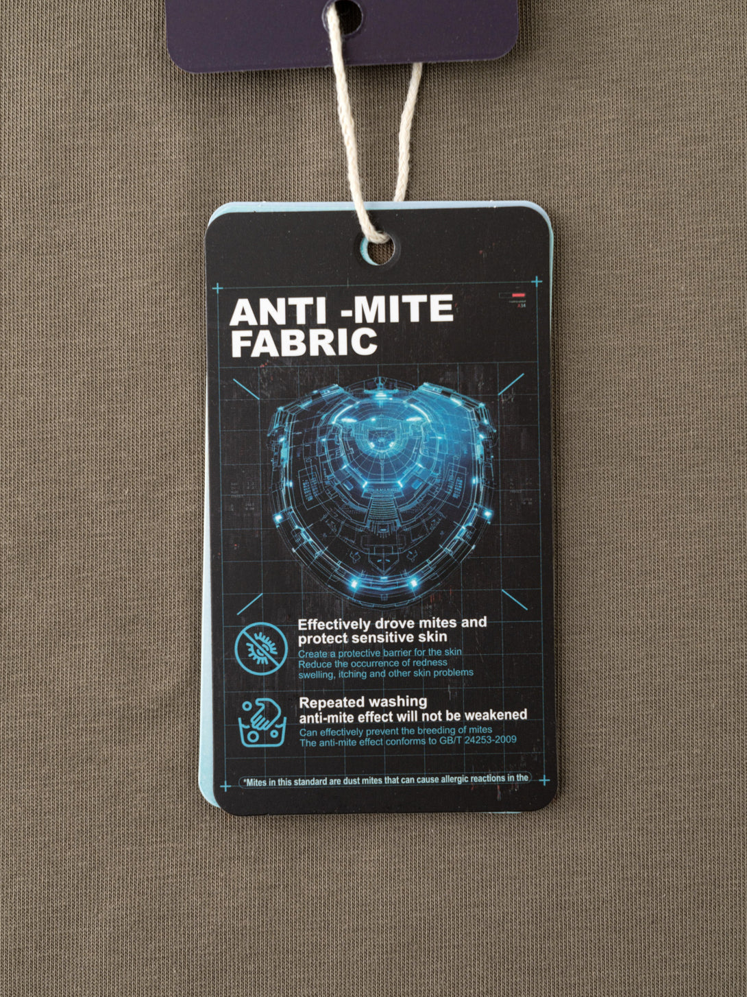 Sustainability certification tag - eco-friendly production details for bulk buyers