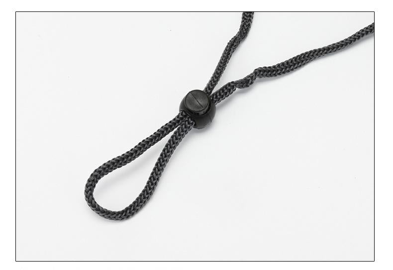 Adjustable chin strap on sun hat
