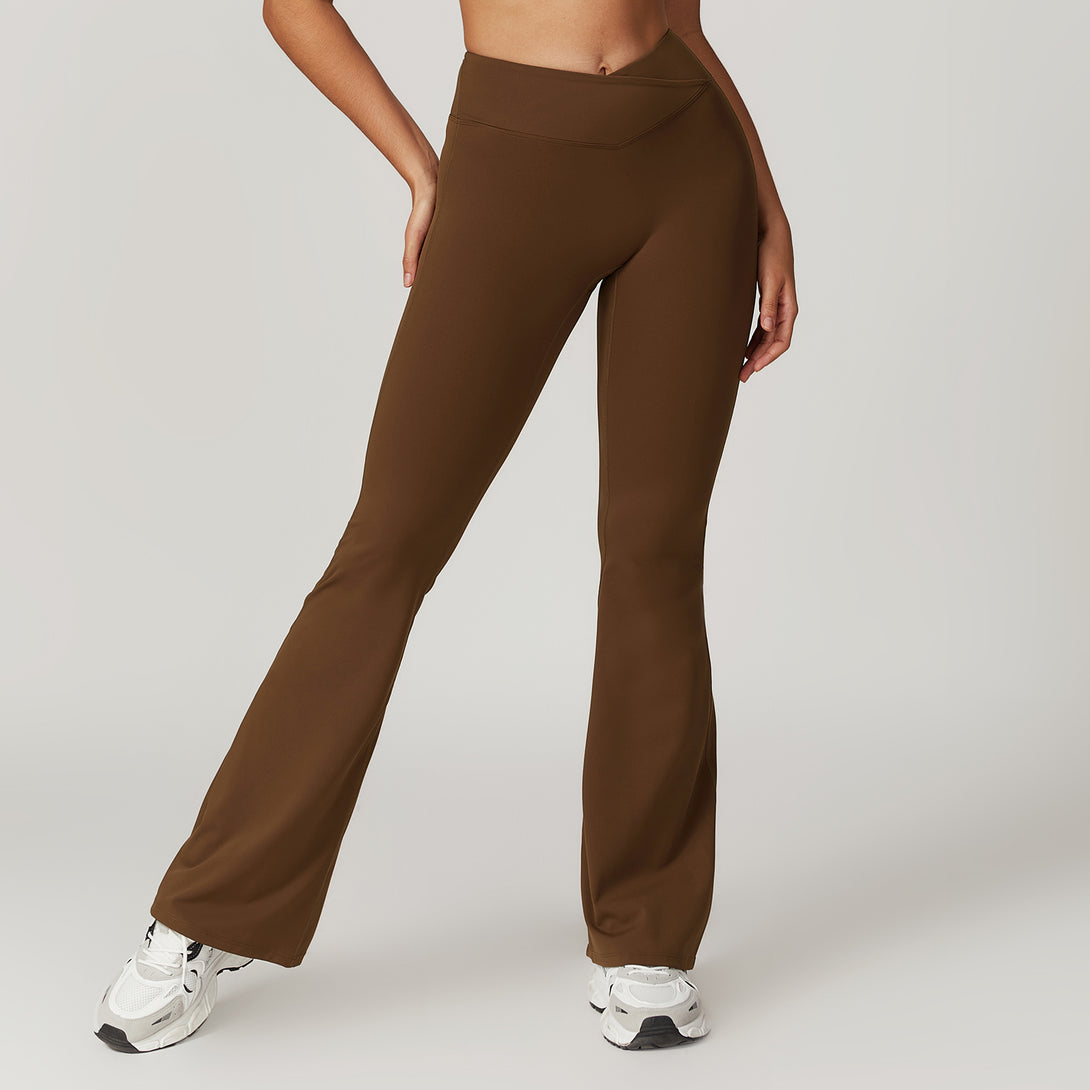 Wide Leg Tight Hip Recycled Nylon Sweatpants - April Su