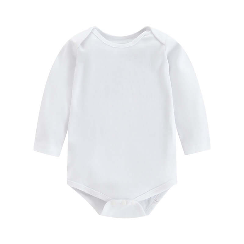 Natural organic cotton baby romper front - GOTS certified OEM infant clothing (01)