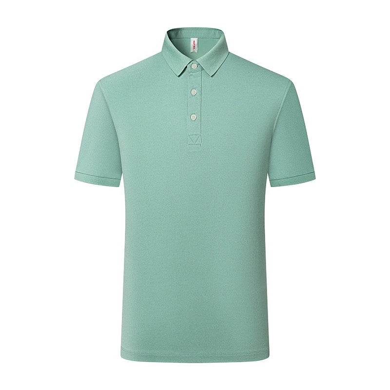 Bean Green sustainable quick-dry polo - front wholesale