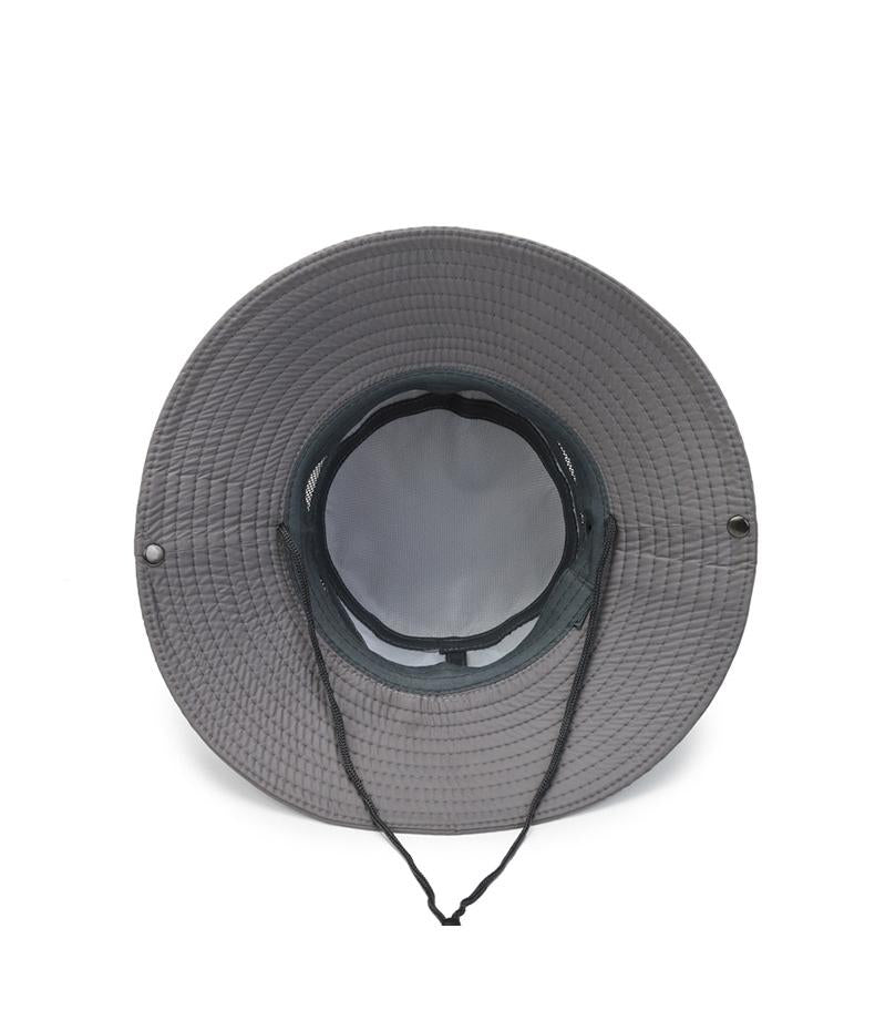 Moisture-wicking sweatband inside hat