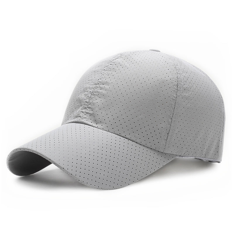 Light gray mesh sports cap front - quick-dry technology teamwear supplier