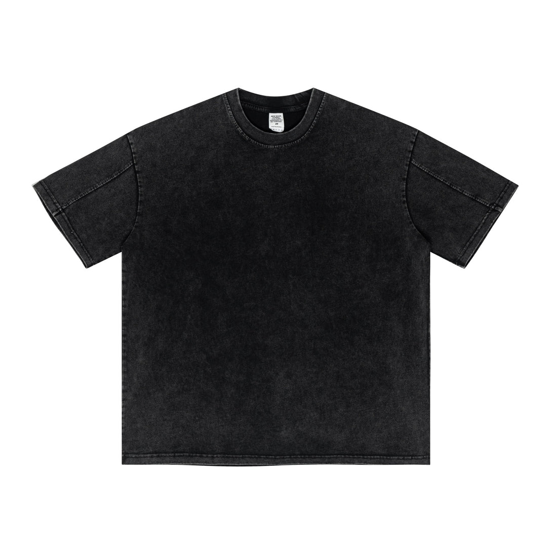 Artisan Snow-Wash Vintage Cotton Oversized Tee - April Su
