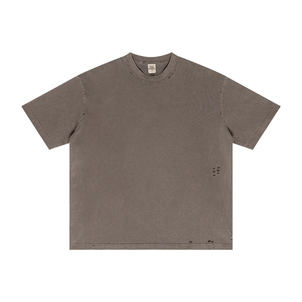 25SS Pigment-Dyed Wash Refined Rotten Oversize Cotton T-Shirt - April Su