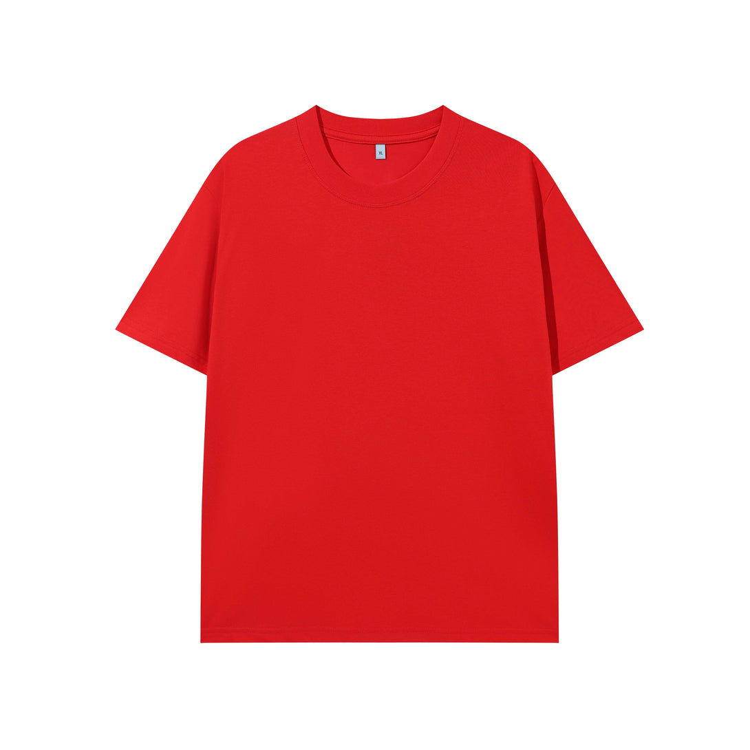 China Red Sorona blend cooling tee front view