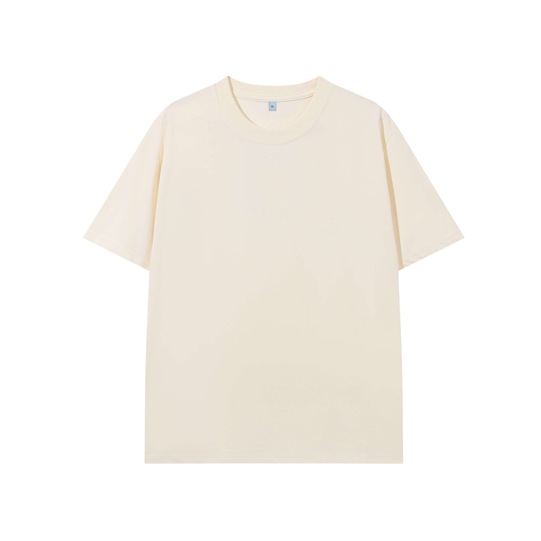 Cream Apricot cooling t-shirt front plain design