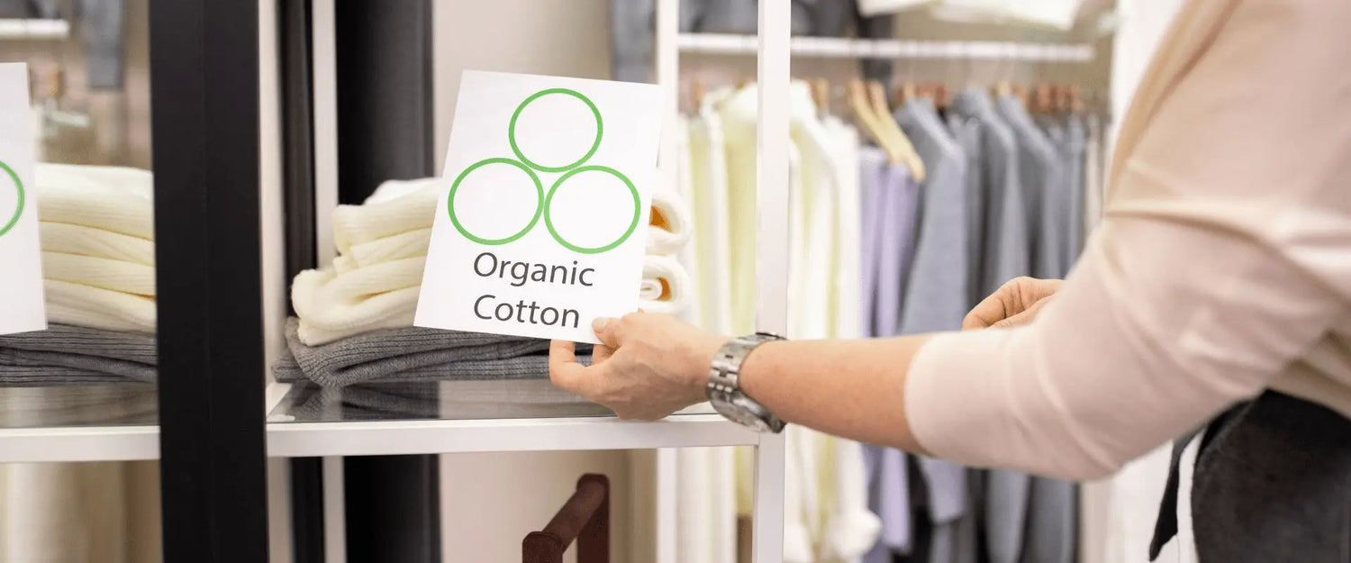 Organic cotton apparel manufactured for brands, including T-shirts and basic garments for wholesale and custom production