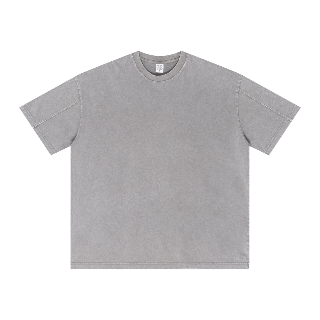 Artisan Snow-Wash Vintage Cotton Oversized Tee - April Su
