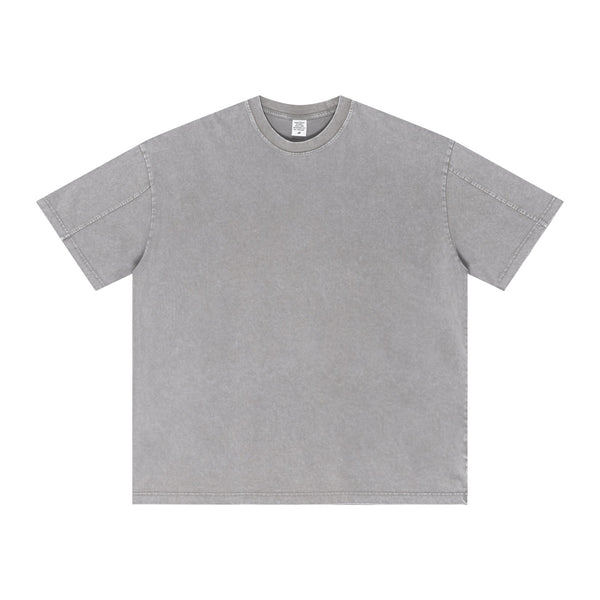 Artisan Snow-Wash Vintage Cotton Oversized Tee - April Su