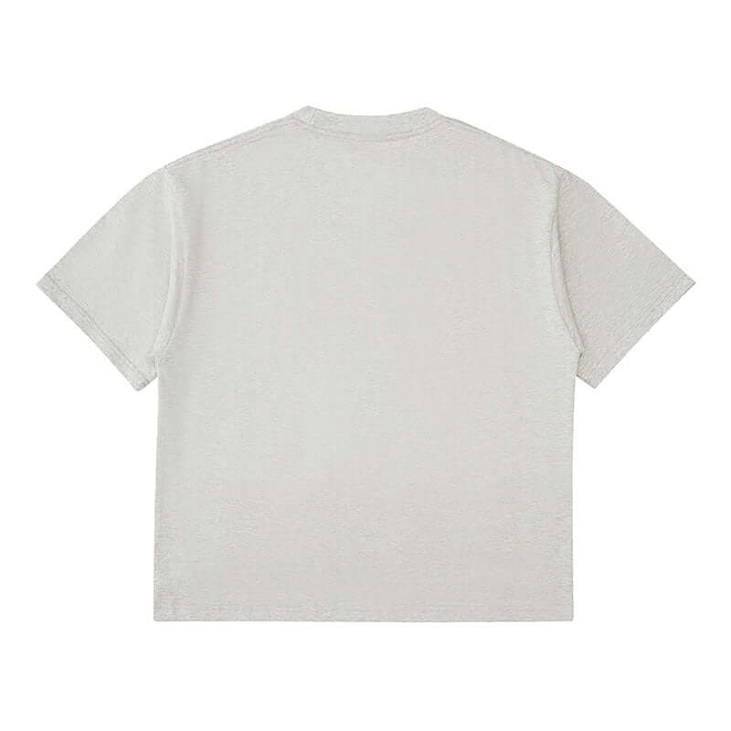 Sport grey unisex t-shirt back