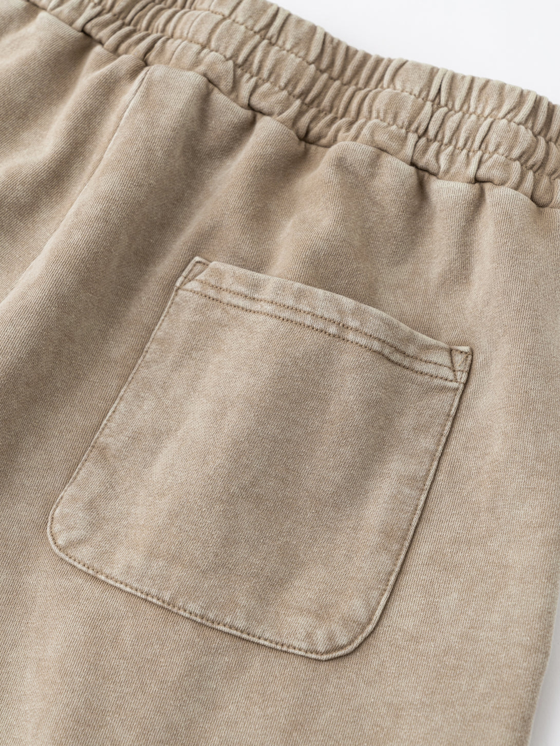 Bartack reinforced back pocket construction