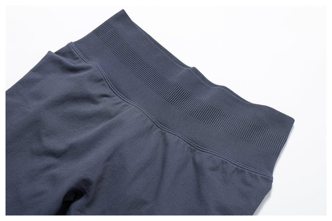 Elastic Front Waistband of High Stretch Women's Yoga Pants - Comfort Fit Design