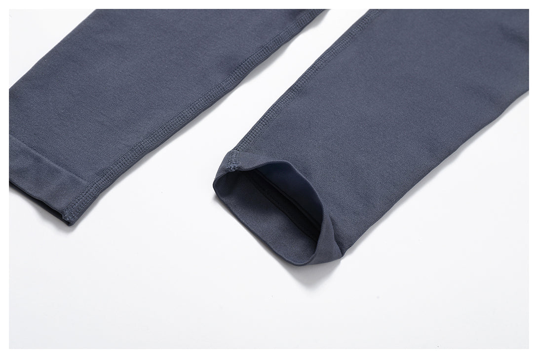 Ankle Hem Detail of High Stretch Yoga Pants - Non-Fray Stitching